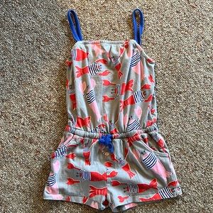 Mini Boden Lobster Romper